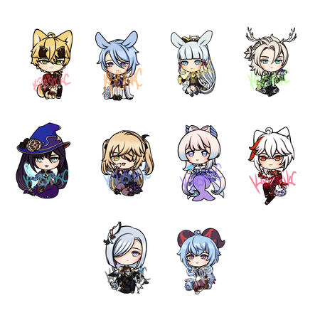 Genshin Impact Animal Acrylic Charms 2nd Batch